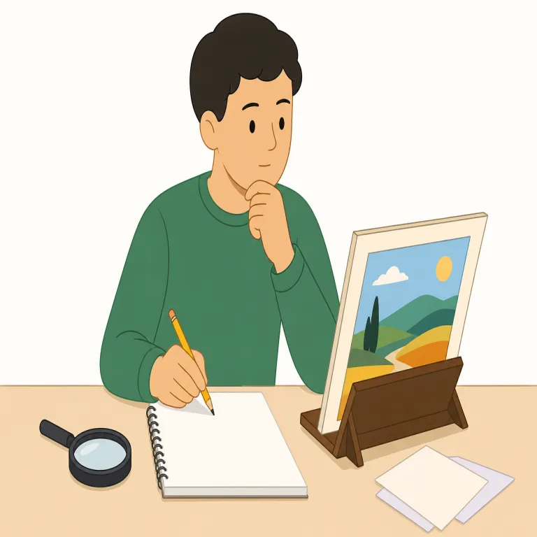 reviewer（批評家・名詞）の覚え方イラスト — reviewer は review に「する人」を表す -er が付いた語