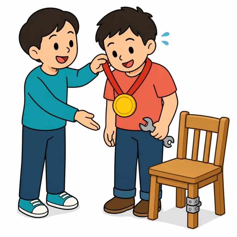 reward（報いる・verb）の覚え方イラスト