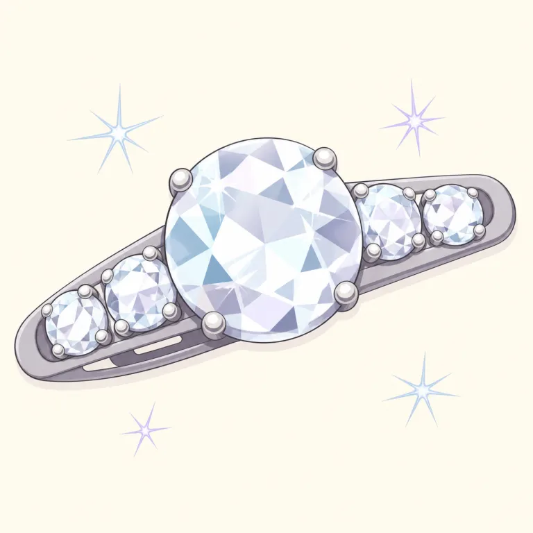 rhinestone（ラインストーン・名詞）の覚え方イラスト — rhinestone は stone が見えるので、まず「石っぽい飾り」と結びつけると残りやすい語です