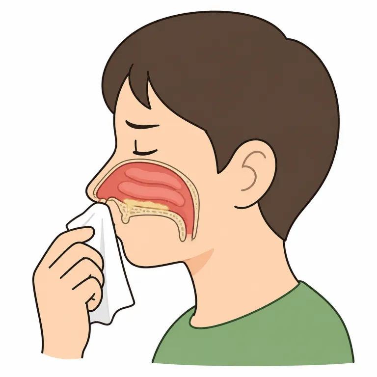 rhinitis（鼻炎・noun）の覚え方イラスト