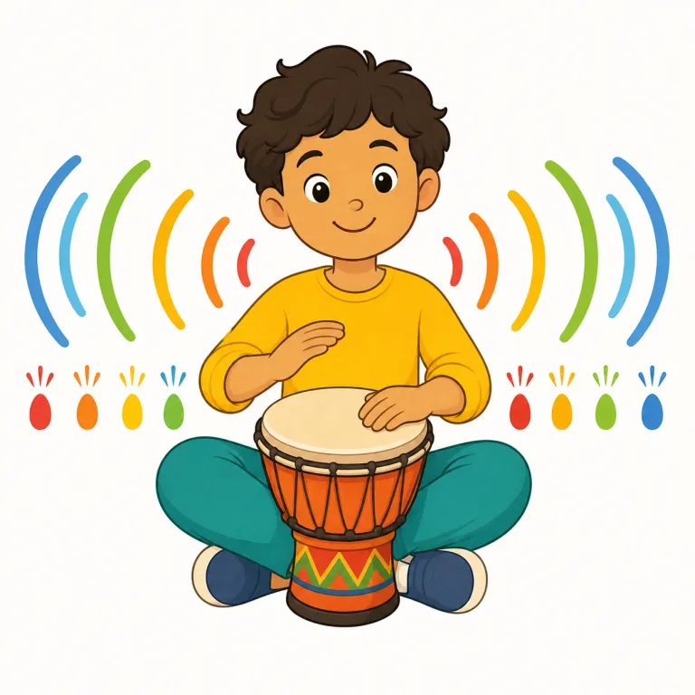 rhythm（リズム・名詞）の覚え方イラスト