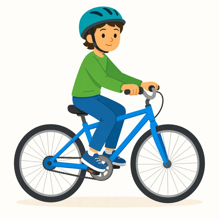 rider（乗り手・名詞）の覚え方イラスト — rider は ride（乗る）＋ -er（する人）なので、ここでは馬・自転車・バイクなどに実際にまたがって操作する人を思い浮かべます