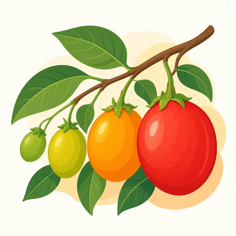 ripening（成熟・名詞）の覚え方イラスト