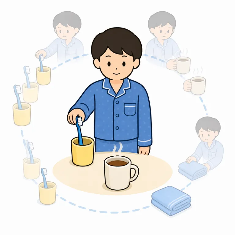 ritual（習慣・noun）の覚え方イラスト