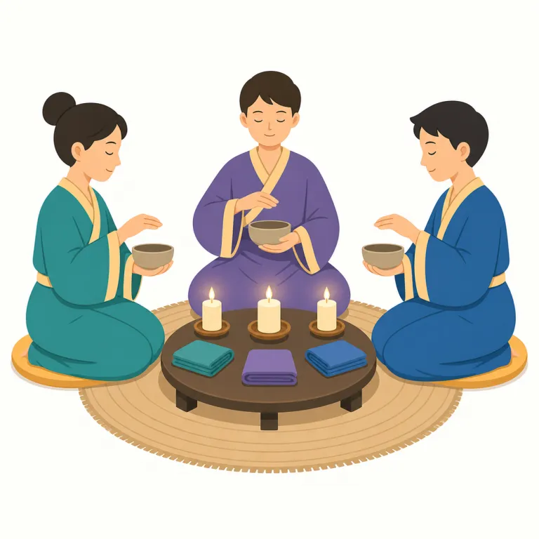 ritualistic（儀式的な・形容詞）の覚え方イラスト — まず基礎語の ritual「儀式」をそのまま核に置くと覚えやすいです