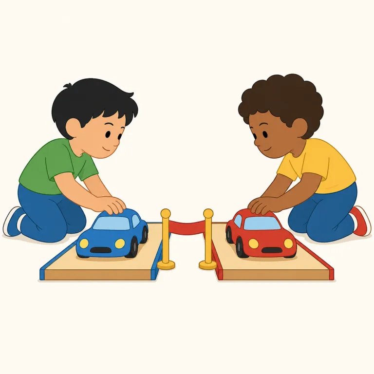 rivalling（競い合う・動詞）の覚え方イラスト — このエントリでは rivalling を「匹敵する」ではなく、動詞 rival の「ライバルとして競い合う」という用法で覚えます