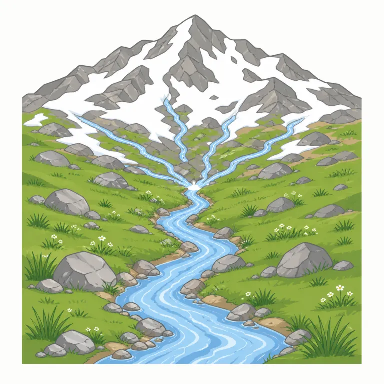 riverhead（源流・noun）の覚え方イラスト