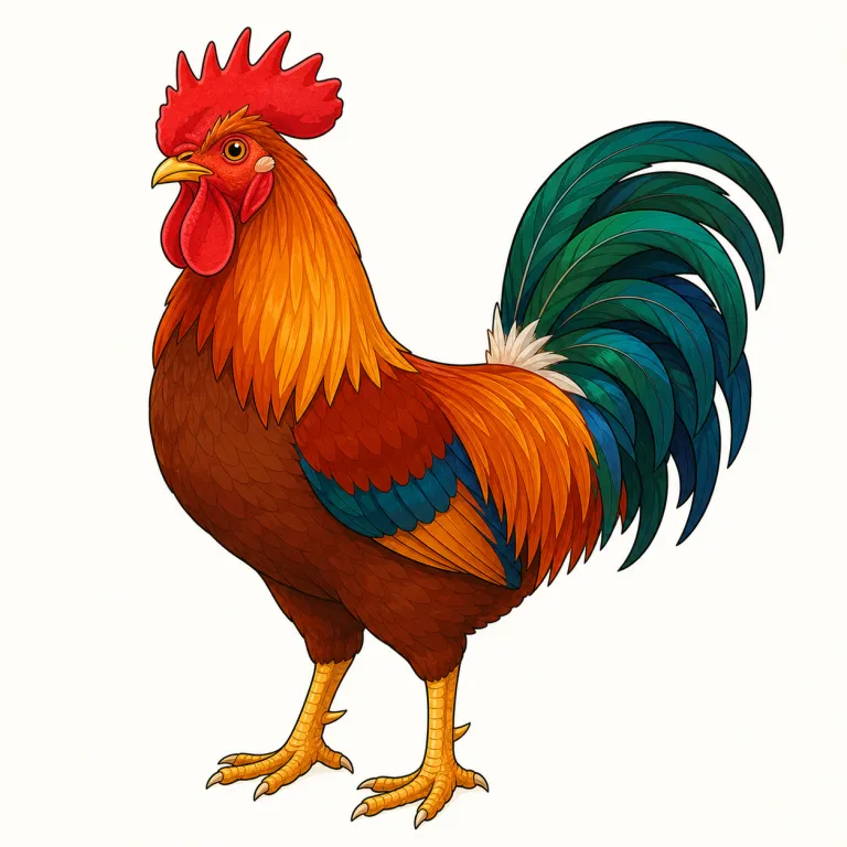 roosterの覚え方イラスト