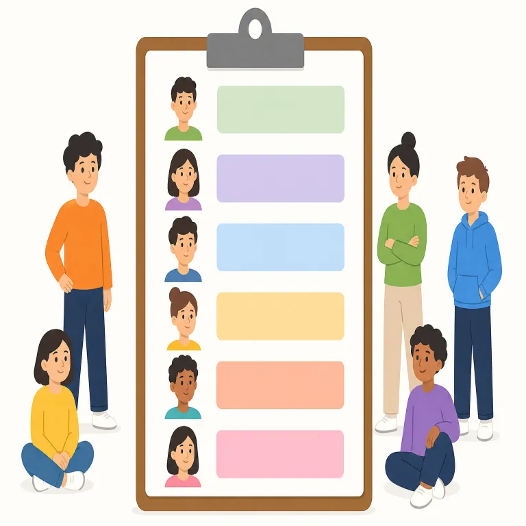 rosterの覚え方イラスト
