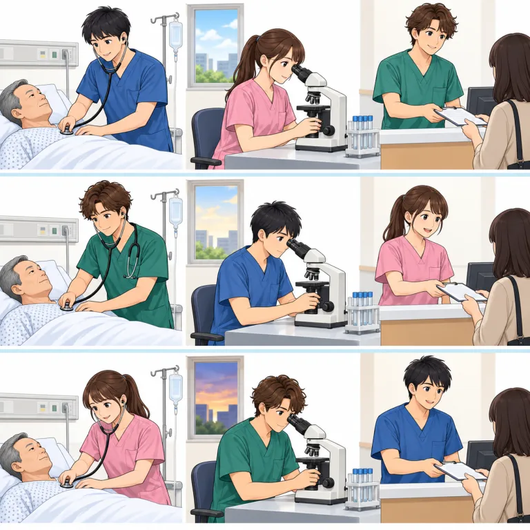 rotational（輪番制の・adjective）の覚え方イラスト