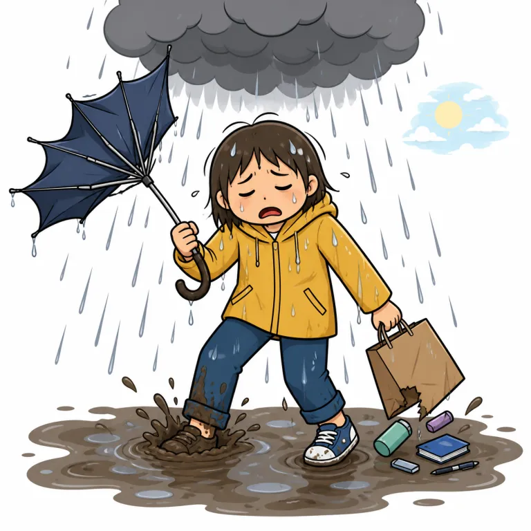 rotten（ひどい・adjective）の覚え方イラスト