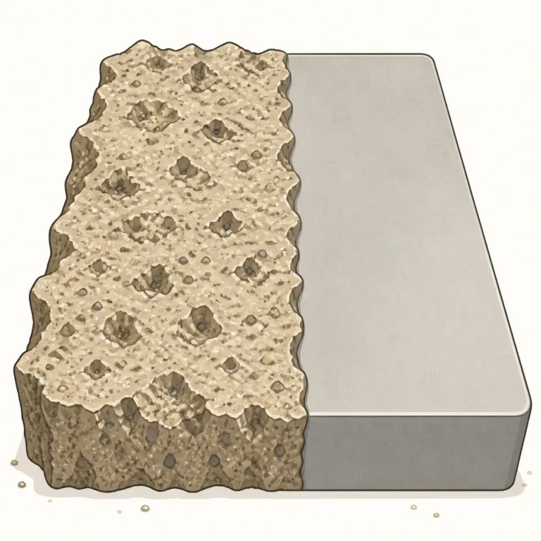 roughness（粗さ・名詞）の覚え方イラスト — rough を知っていれば、その性質を名詞にした形が roughness