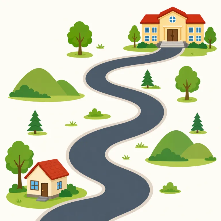 route（ルート・名詞）の覚え方イラスト