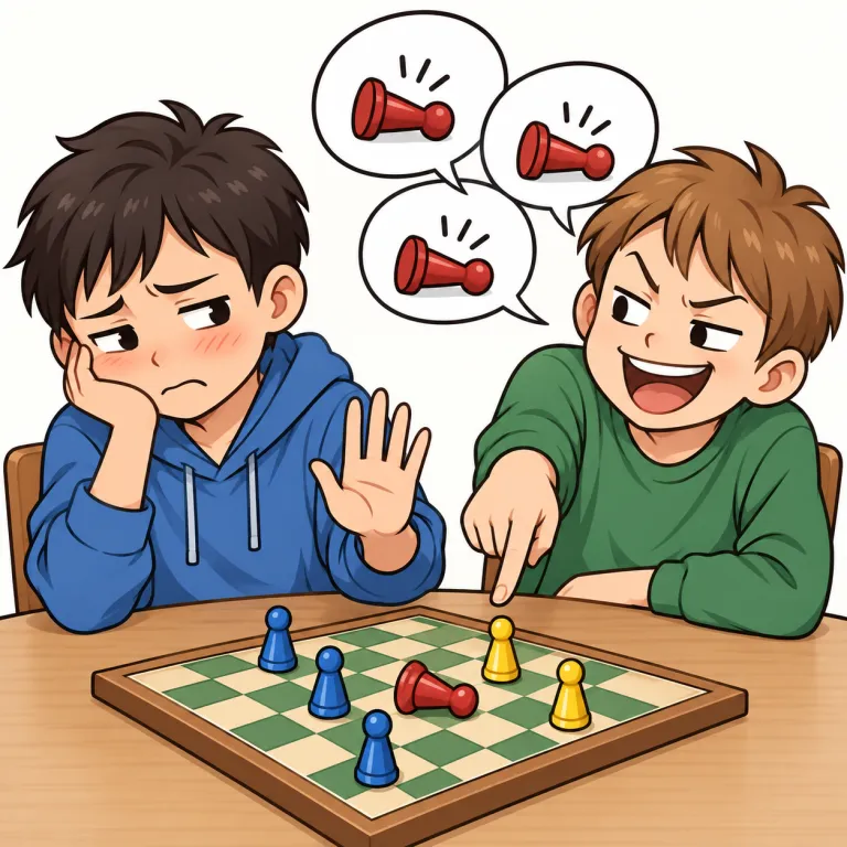 rub in（追い打ちをかける・phrasal_verb）の覚え方イラスト