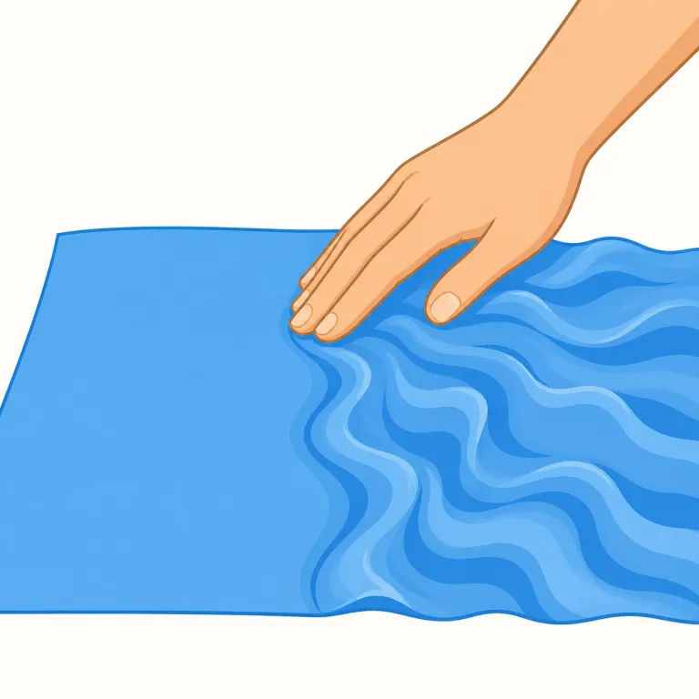 ruffle（波立たせる・verb）の覚え方イラスト