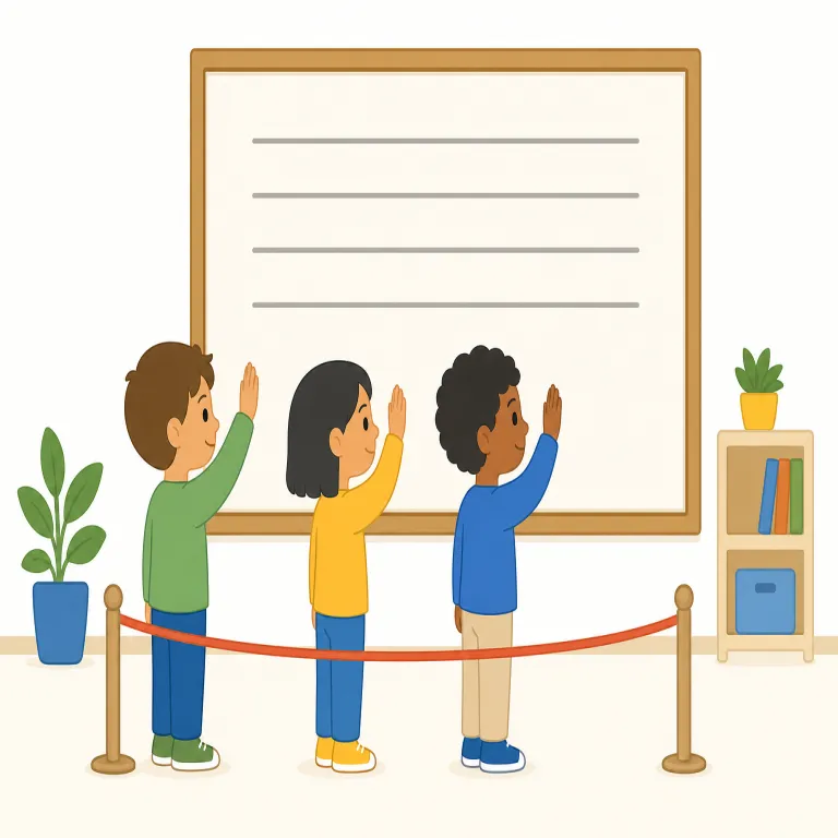 rule（規則・名詞）の覚え方イラスト — rule を名詞で見るときは、目の前の行動をそろえる「場の決まり」として覚える