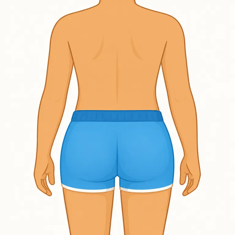 rump（お尻・名詞）の覚え方イラスト — body, back, rear など「体の後ろ側」を表す基本語を知っていると、rump はその中でも「いちばん後ろの丸い部分」だと整理すると覚えやすいです