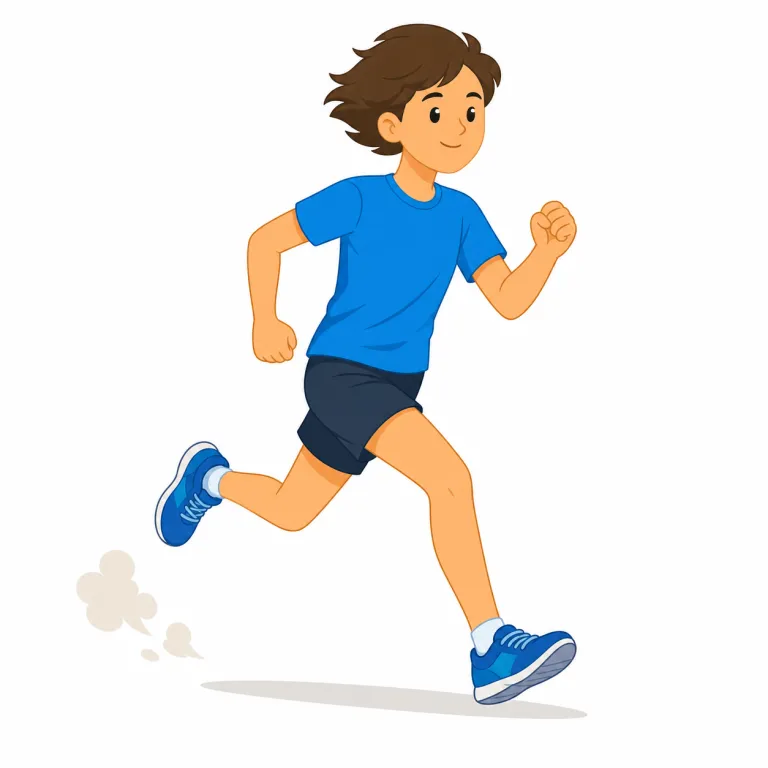 runner（ランナー・名詞）の覚え方イラスト — run が分かれば runner は直感的に取れる