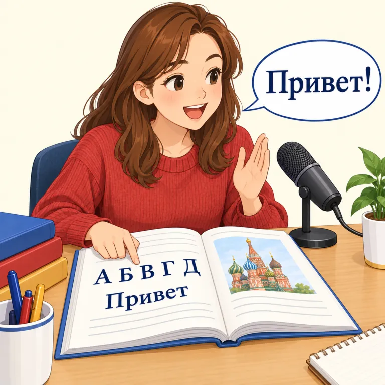 russian（ロシア語・noun）の覚え方イラスト