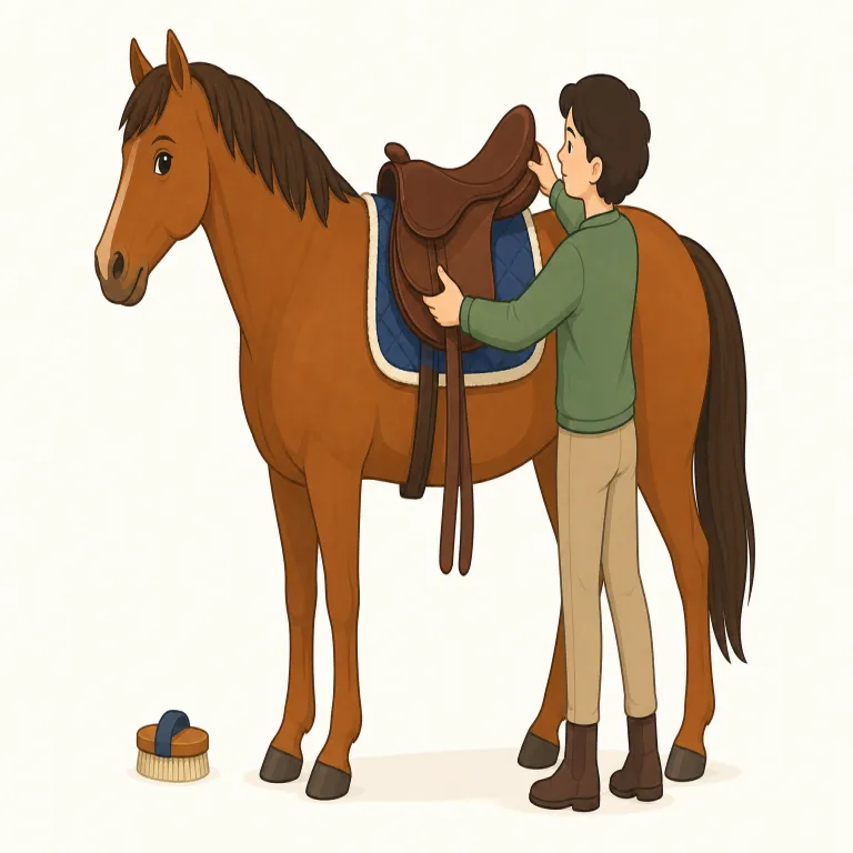 saddleの覚え方イラスト