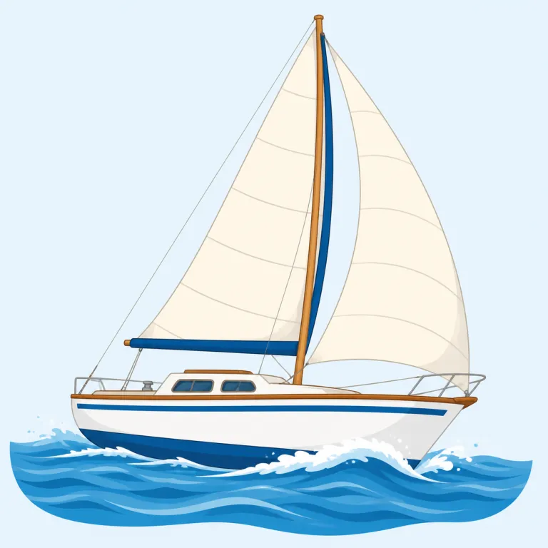 sailer（帆走船、走りのよい船・名詞）の覚え方イラスト — まず sail「帆走する／帆で進む」を土台に置くと覚えやすい語です