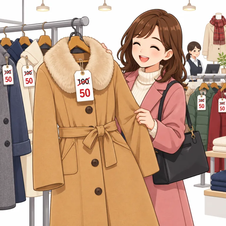 sale（特売、値引き販売・noun）の覚え方イラスト