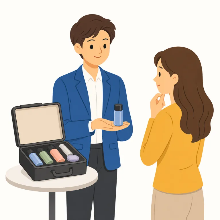 salesman（セールスマン・名詞）の覚え方イラスト — salesman はまず sale「販売・売ること」が見えれば覚えやすい語です