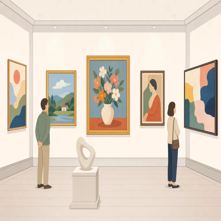 salon（画廊・noun）の覚え方イラスト