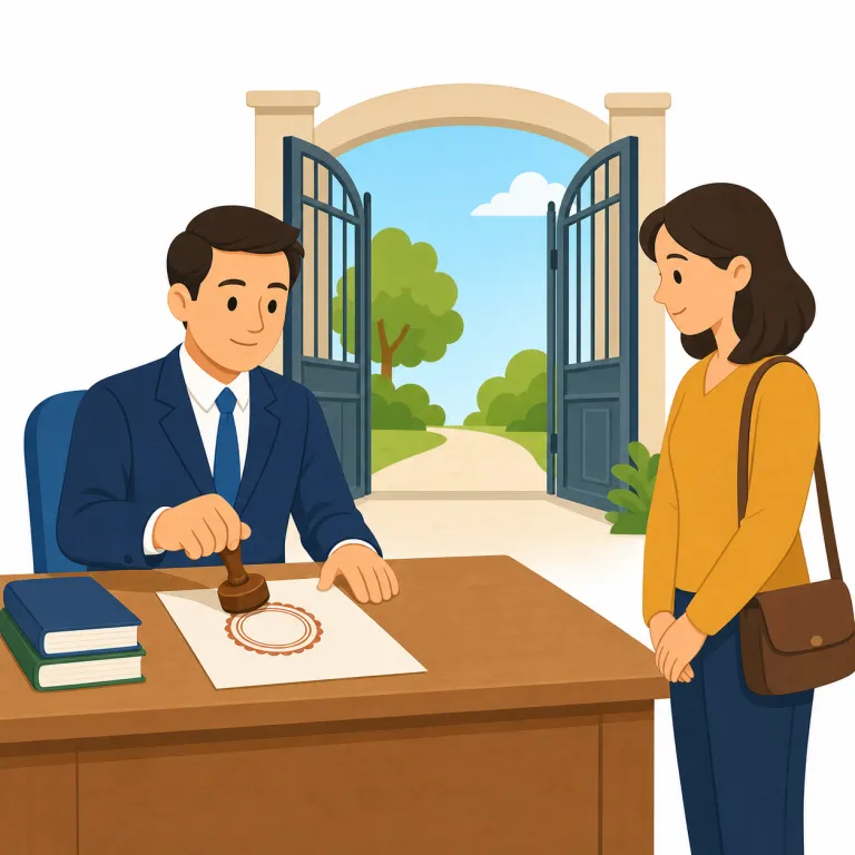 sanction（許可・noun）の覚え方イラスト