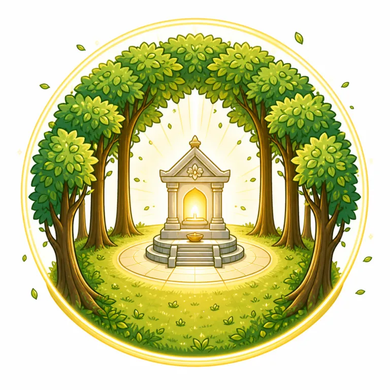 sanctuary（聖域・noun）の覚え方イラスト