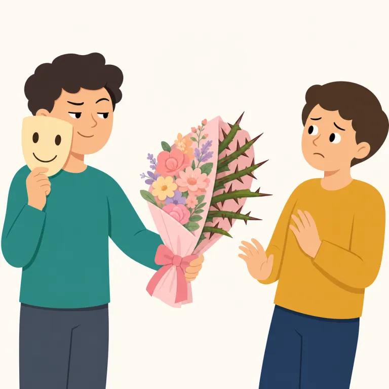 sarcastic（皮肉な・形容詞）の覚え方イラスト — sarcastic はまず名詞 sarcasm（皮肉）とセットで覚えると定着しやすいです
