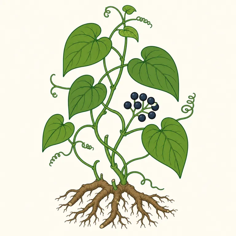 sarsaparilla（サルサパリラ・noun）の覚え方イラスト