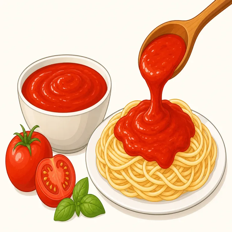 sauce（ソース・名詞）の覚え方イラスト