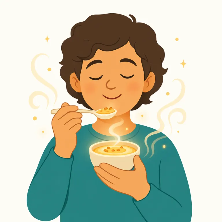 savouring（味わう、かみしめる・動詞）の覚え方イラスト — savouring はまず基本語 savour（米では savor）を押さえると覚えやすいです