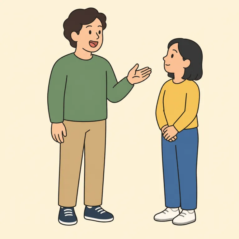 sayer（言う人・noun）の覚え方イラスト