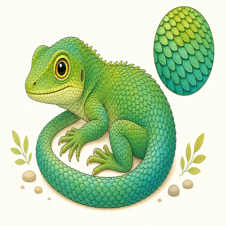 scaly（鱗状の・形容詞）の覚え方イラスト — まず scale を「魚のうろこ」の意味で押さえると覚えやすいです