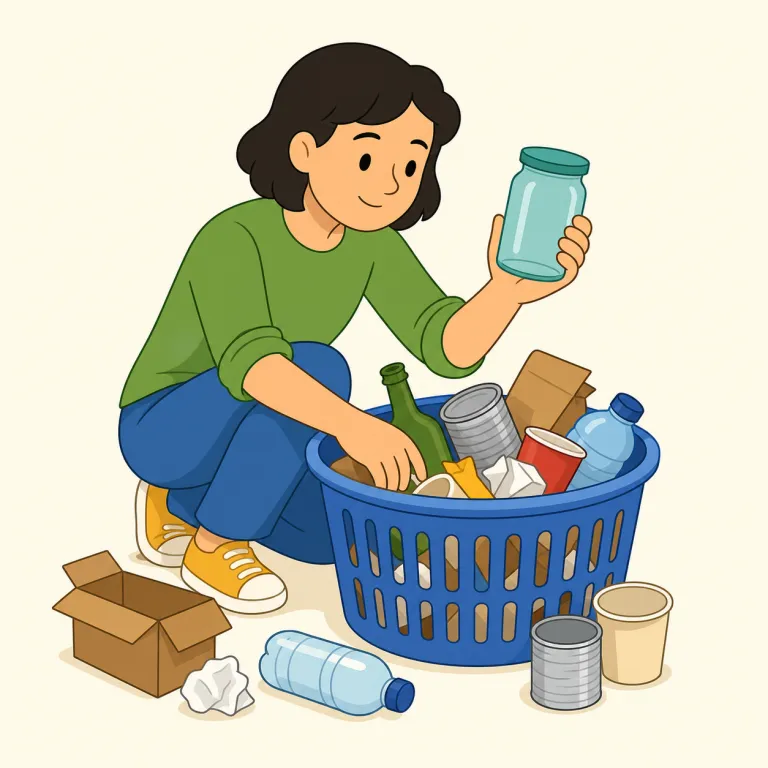 scavenge（漁る・動詞）の覚え方イラスト — scavenge は scavenger（腐肉をあさる動物・廃品回収する人）を知っていると覚えやすい語