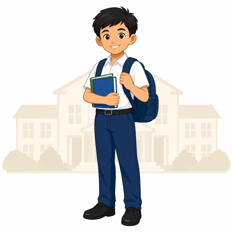 schoolboyの覚え方イラスト
