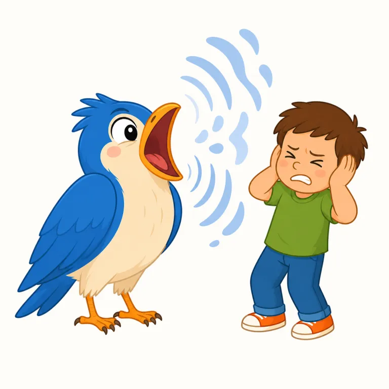 screech（耳障りな音を立てる・動詞）の覚え方イラスト