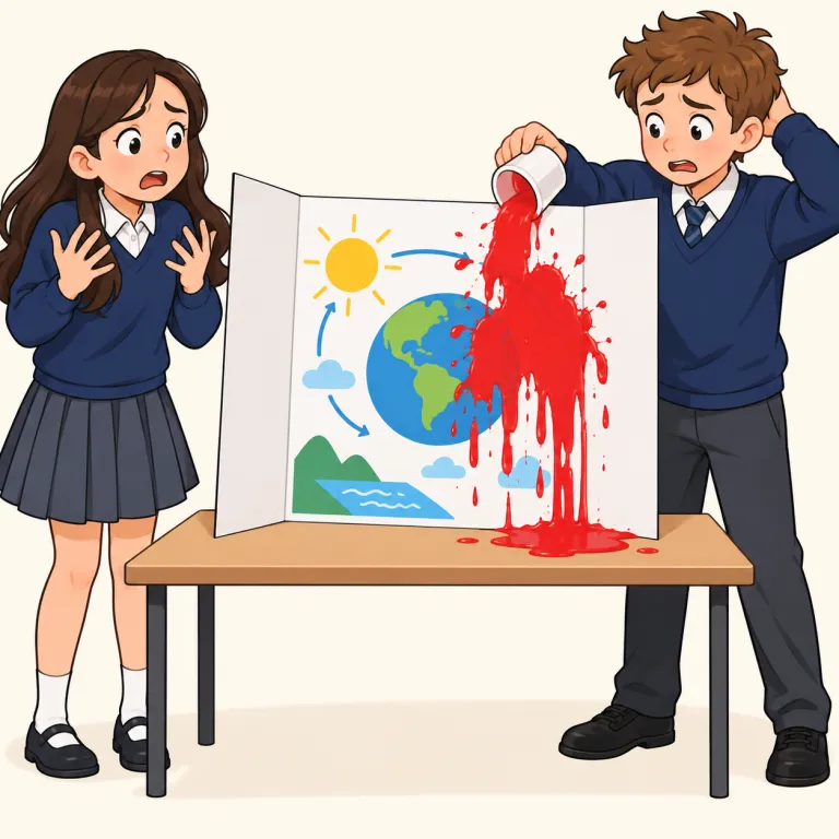 screw up（台無しにする・phrasal_verb）の覚え方イラスト