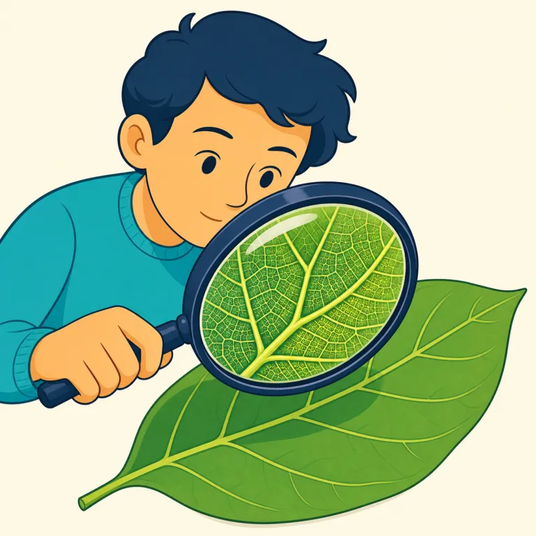scrutinize（詳しく調べる・動詞）の覚え方イラスト