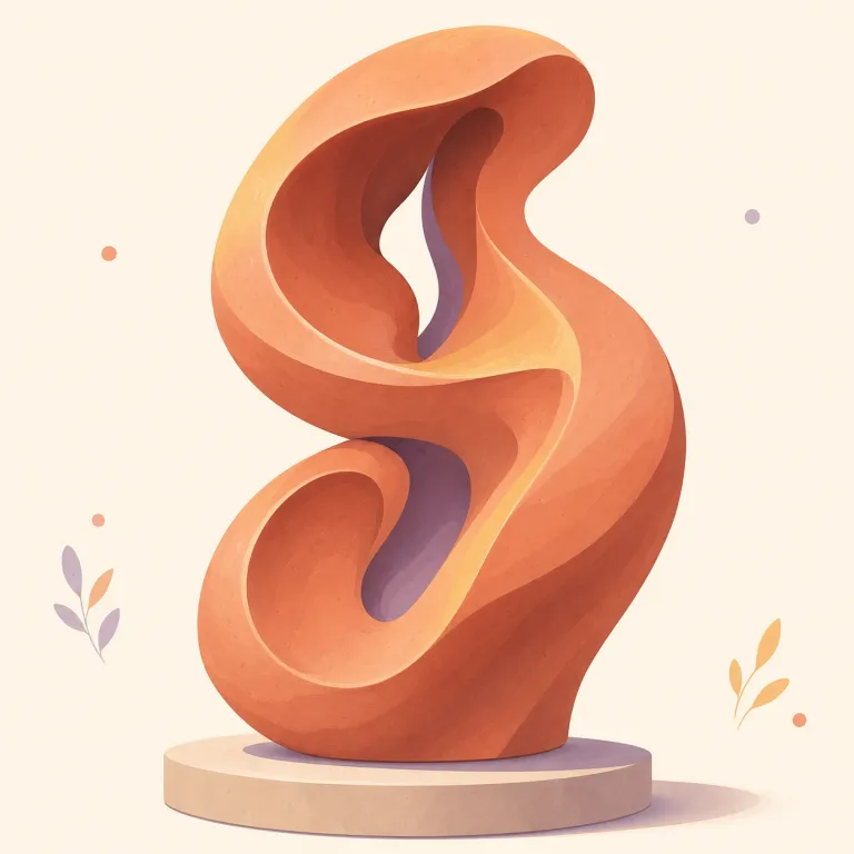 sculptural（彫刻的な・形容詞）の覚え方イラスト — sculpture（彫刻）を知っていれば、その性質を表す形容詞が sculptural