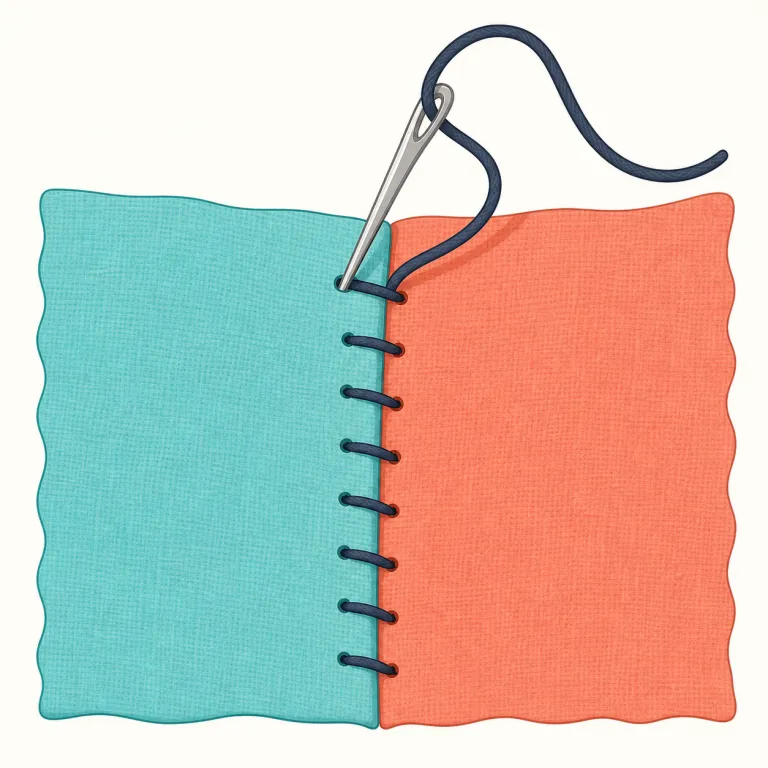 seaming（縫い合わせ・名詞）の覚え方イラスト — seaming は seam「継ぎ目」を核にして覚えると残りやすい語です