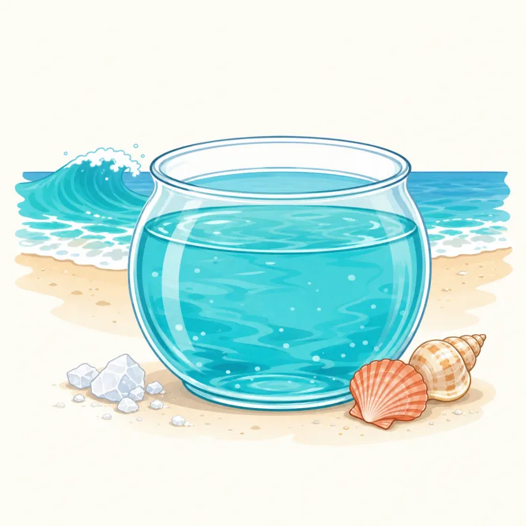 seawater（海水・名詞）の覚え方イラスト — sea「海」＋water「水」という透明な構成なので、seafood「魚介類」や seaside「海辺」と同じ sea- の複合語として整理すると覚えやすくなります
