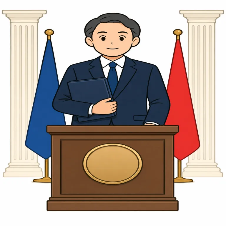secretary（長官、大臣・noun）の覚え方イラスト