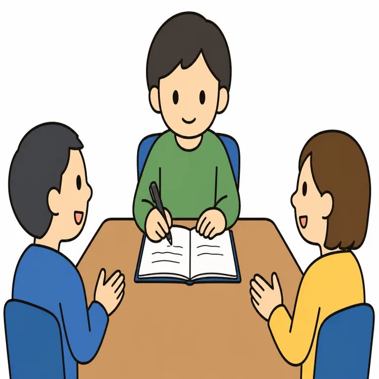 secretary（書記・noun）の覚え方イラスト
