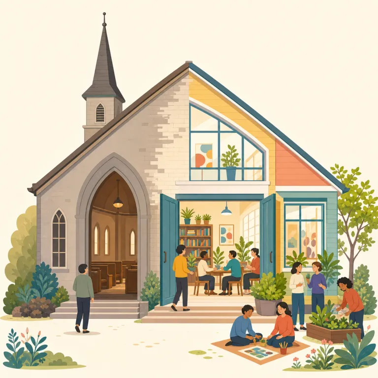 secularize（世俗化する・動詞）の覚え方イラスト — secular「宗教に属さない、世俗の」＋ -ize「〜化する」と分解する