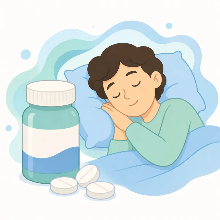 sedative（鎮静剤・名詞）の覚え方イラスト — sedate「落ち着いた・冷静な」や sedation「鎮静」を知っていると覚えやすい語です