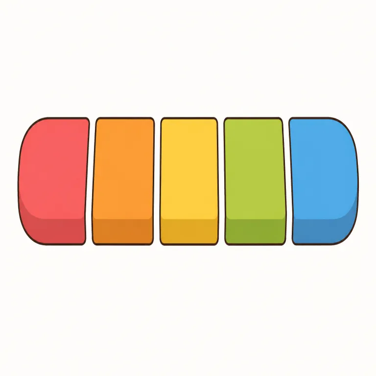 segmenting（セグメント化・名詞）の覚え方イラスト — 名詞の segmenting は、「分けている動作」よりも、業務上の工程や分析手法としての響きが強い語です