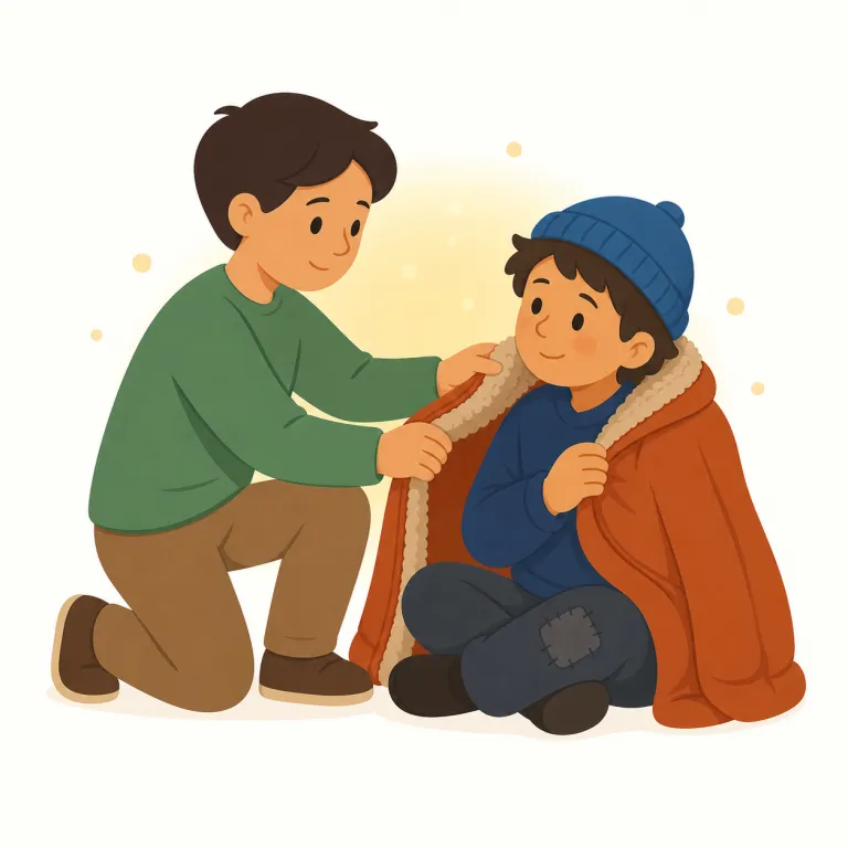 selflessly（私心なく・副詞）の覚え方イラスト — まず selfless を固まりで覚えると入りやすいです
